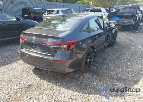 2025 Honda Civic Hybrid Sport/Sport Touring из США, поврежденный, VIN 2HGFE4F86SH330161